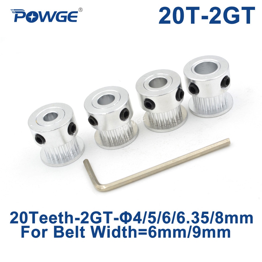 Powge gt 20 teeth 2gt 2 m Ÿ̹ Ǯ  4/5/6/6.35/8mm..